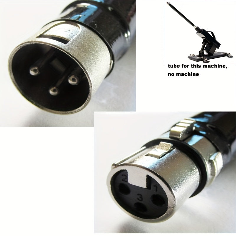Black Metal Extension Tube Extension Rod for Sex Machine, Sex machine attachments accessories