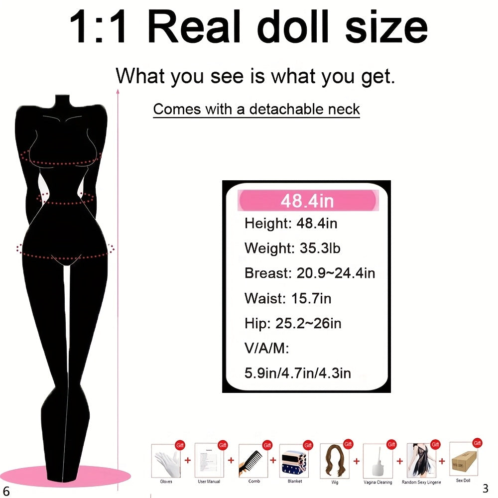 4.0ft Bust 20.9in Thick Milf Complete Sex Doll