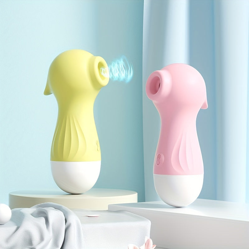 Unisex Seahorse Shaped Sucking Vibrator With 10 Level Modes