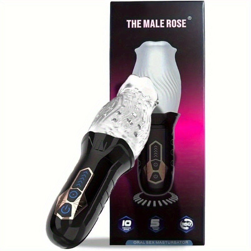 The Authentic Male Rose Male Rotating Masturbator