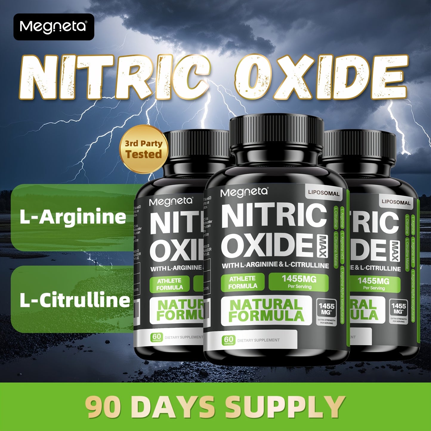 Megneta Nitric Oxide Supplement for Men