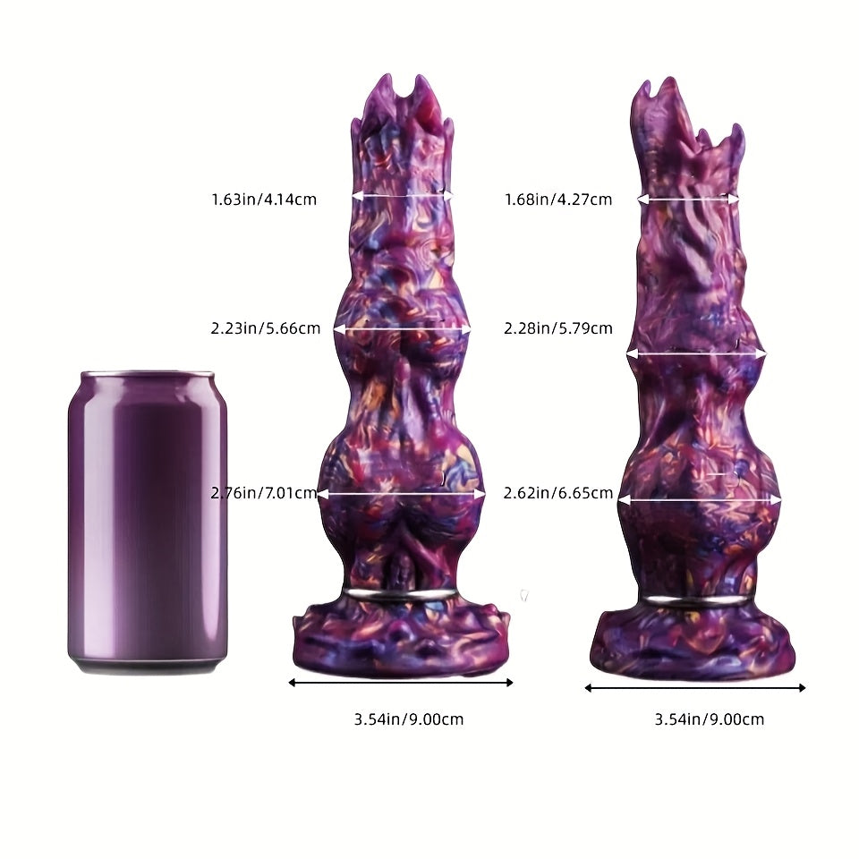 Monster Dildo Huge Thick Dildo Fantasy Ovipositor Dildo with 3 Eggs