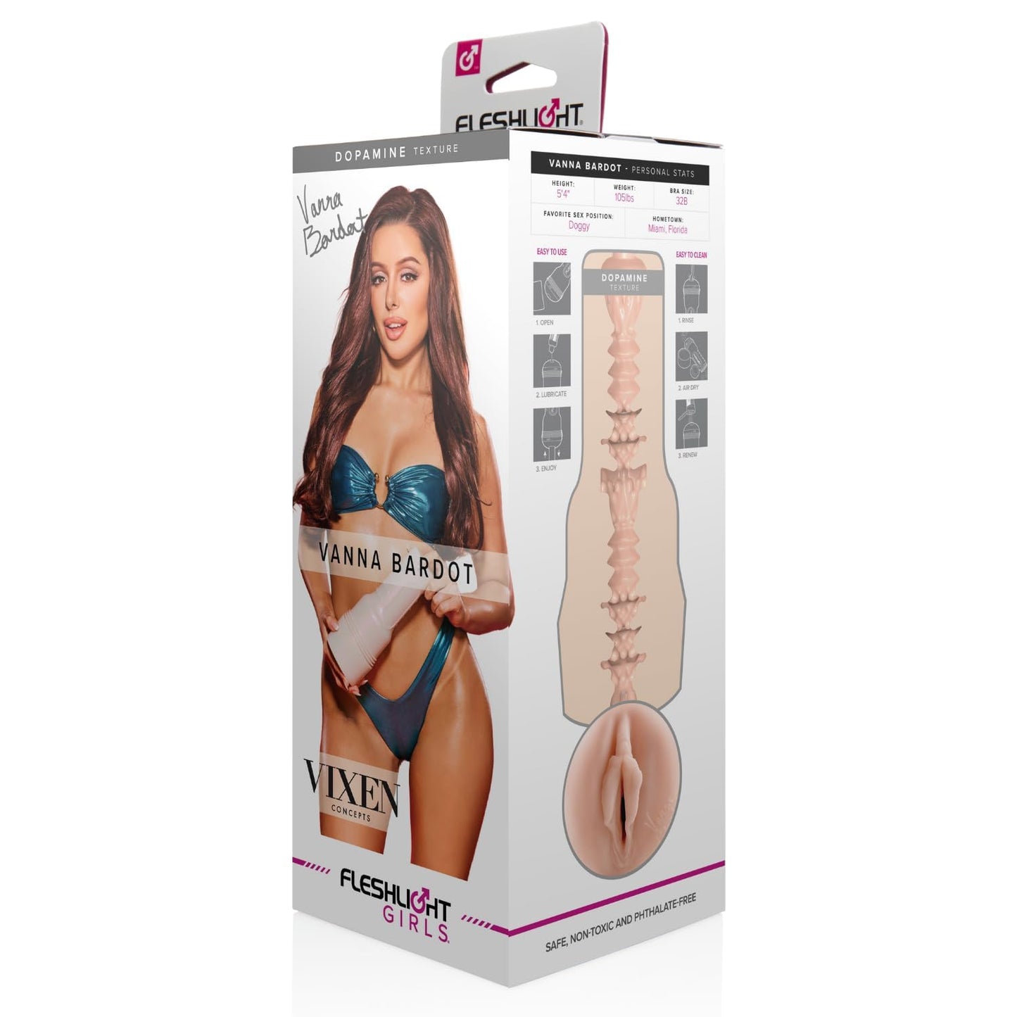 Fleshlight Girls | Vanna Bardot | Dopamine Inner Texture | Male Masturbator