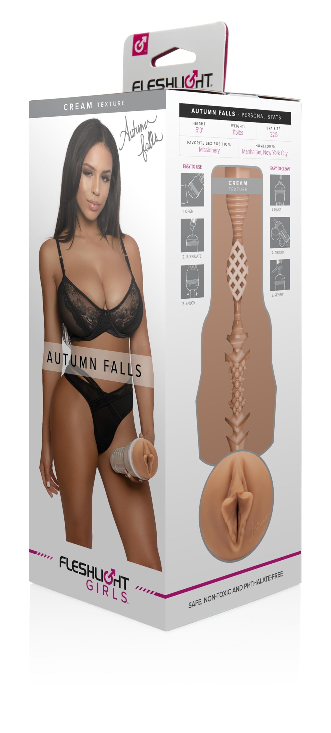 Fleshlight Girls | Autumn Falls | Cream | Pornstar Sex Toy