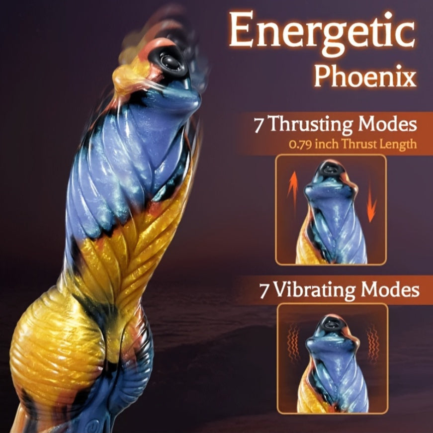 Phoenix Thrusting Big Sucker Female Monster Dildo