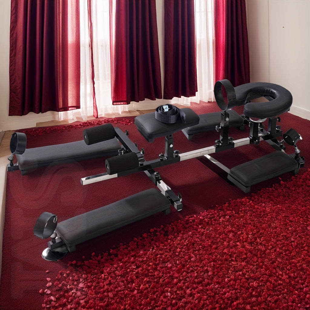 Erotic Seat Handcuffed Spreader Bench Chair