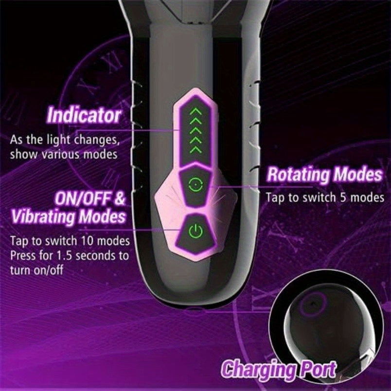The Authentic Male Rose Male Rotating Masturbator