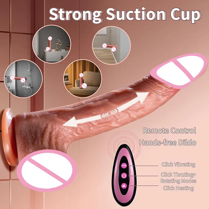 Big Penis Thrusting Dildo Vibrator Sex Toy