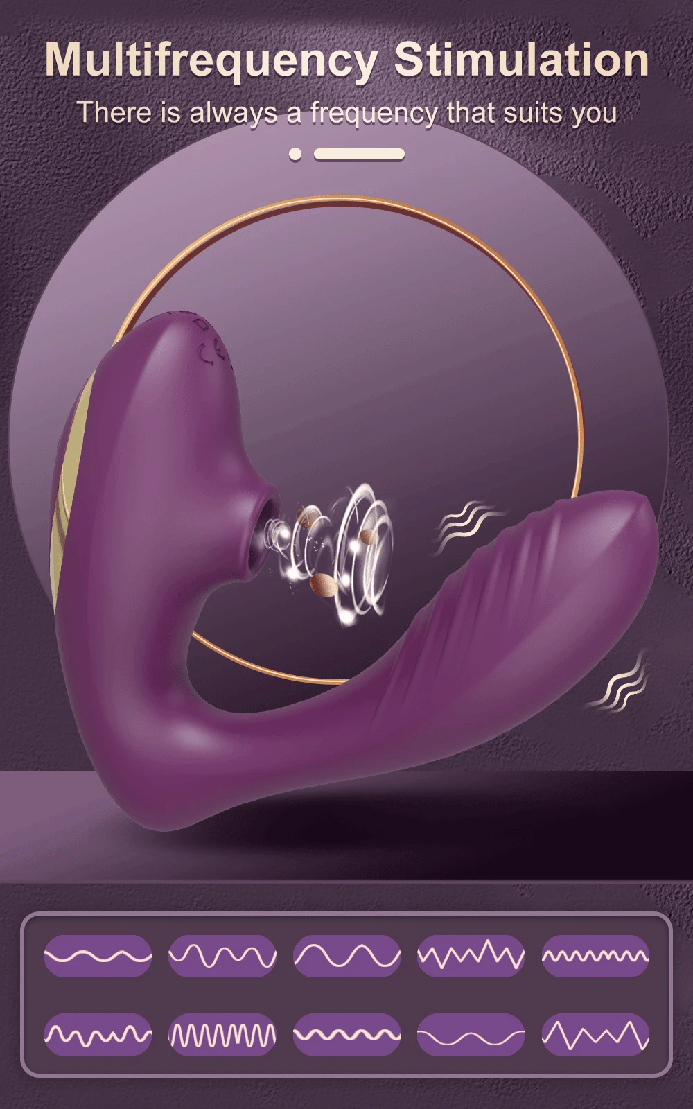 Clit Sucker Vibrator for Women Vagina G-Spot Vibrator Clitoris Stimulator