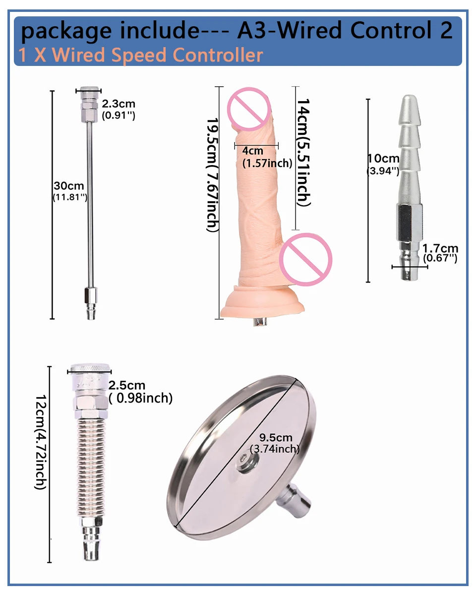 ROUGH BEAST Powerful Quiet Sex Machine with Attachments