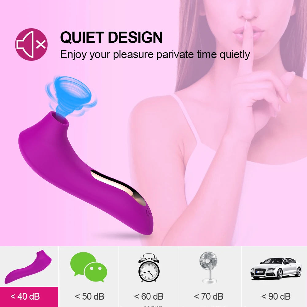 Powerful Vibrator for Women Female Sucker Masturbation Nipple Vacuum