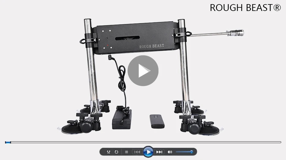 ROUGH BEAST Powerful Quiet Sex Machine with Attachments
