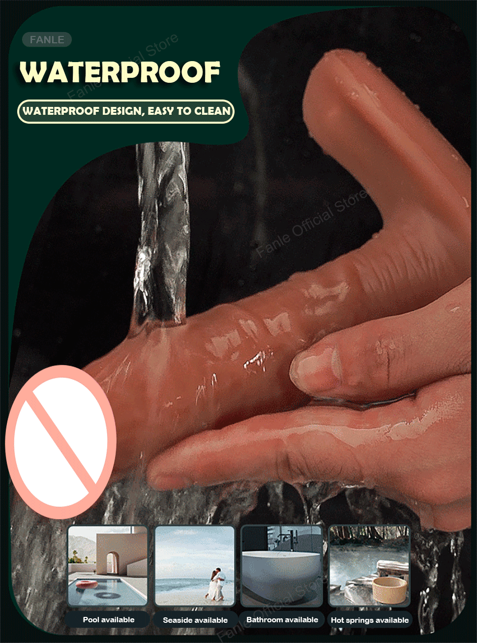 Remote Control Thrusting Real Silicone Dildo Vibrators
