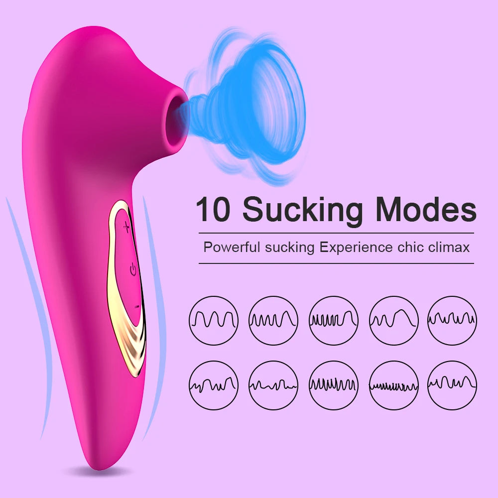 Powerful Vibrator for Women Female Sucker Masturbation Nipple Vacuum