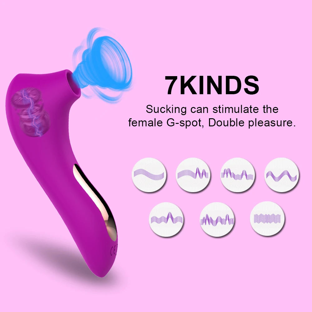 Powerful Vibrator for Women Female Sucker Masturbation Nipple Vacuum