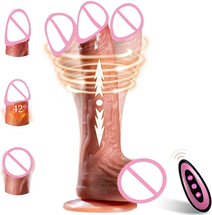 Big Penis Thrusting Dildo Vibrator Sex Toy
