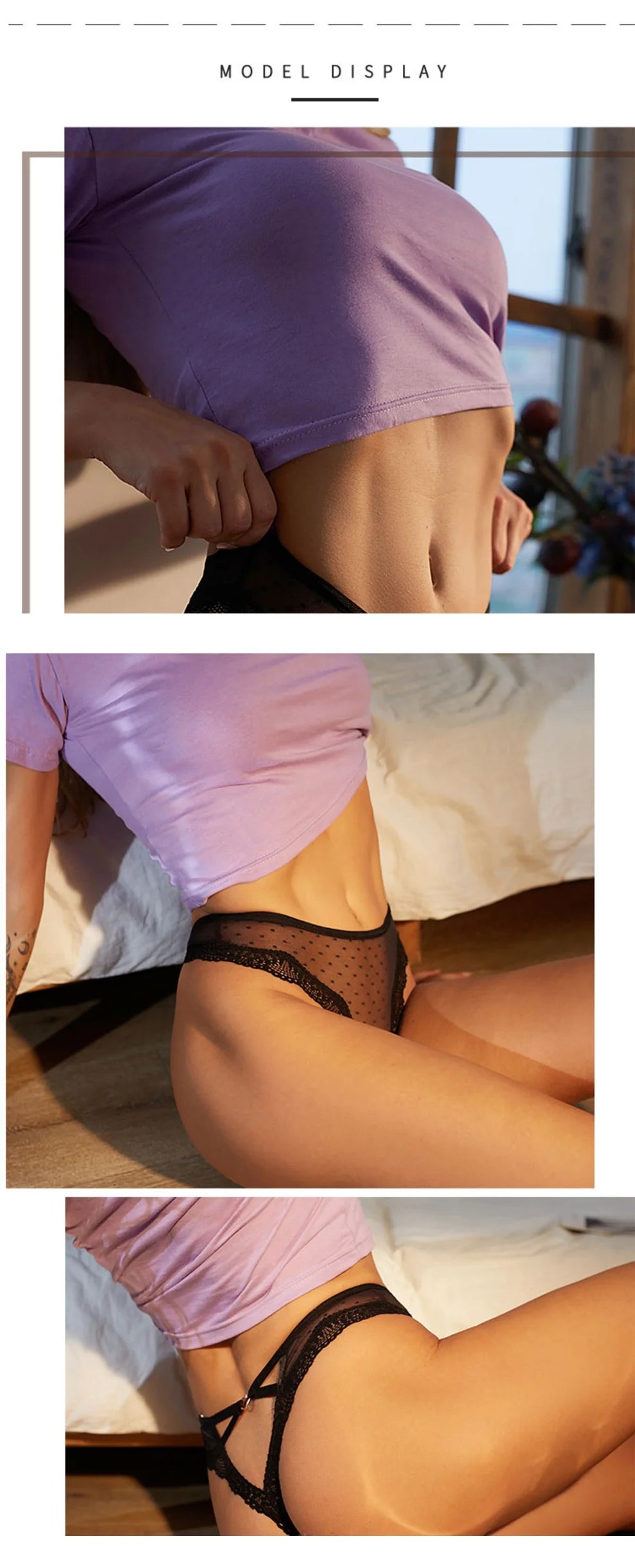 Panties Lace Low Waist String Thong