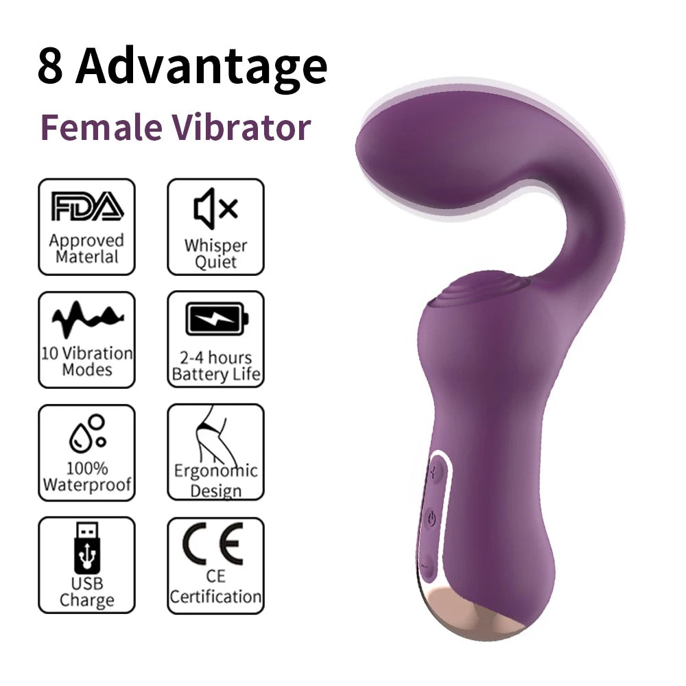 10 Speeds Powerful Dildo Vibrator AV Magic Wand