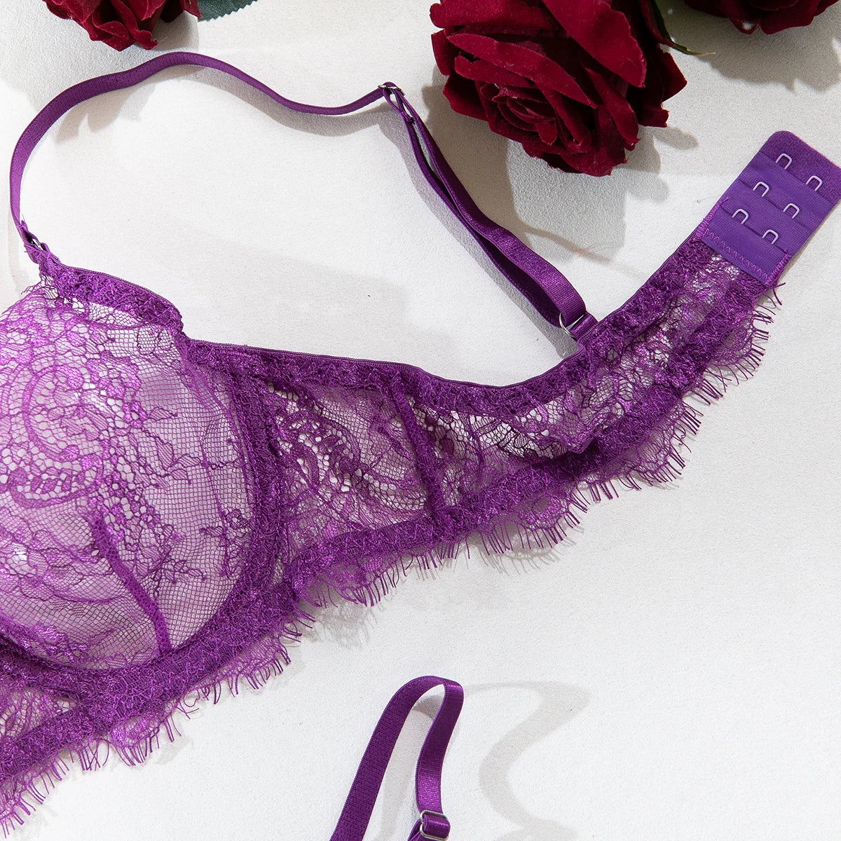 Krasapt New Ultra-thin Lace Soft Breathable Underwire Bra