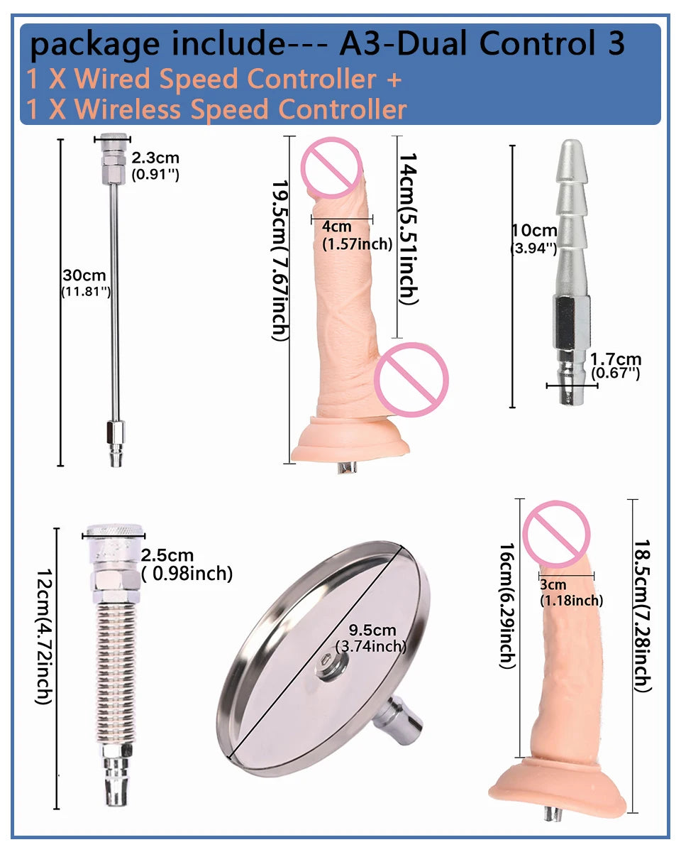 ROUGH BEAST Powerful Quiet Sex Machine with Attachments