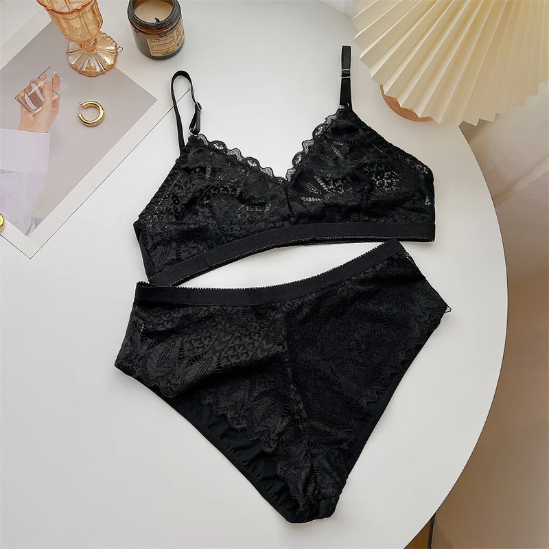 Sexy Lingerie Woman Lace Transparent Underwear Fairy Embroidery