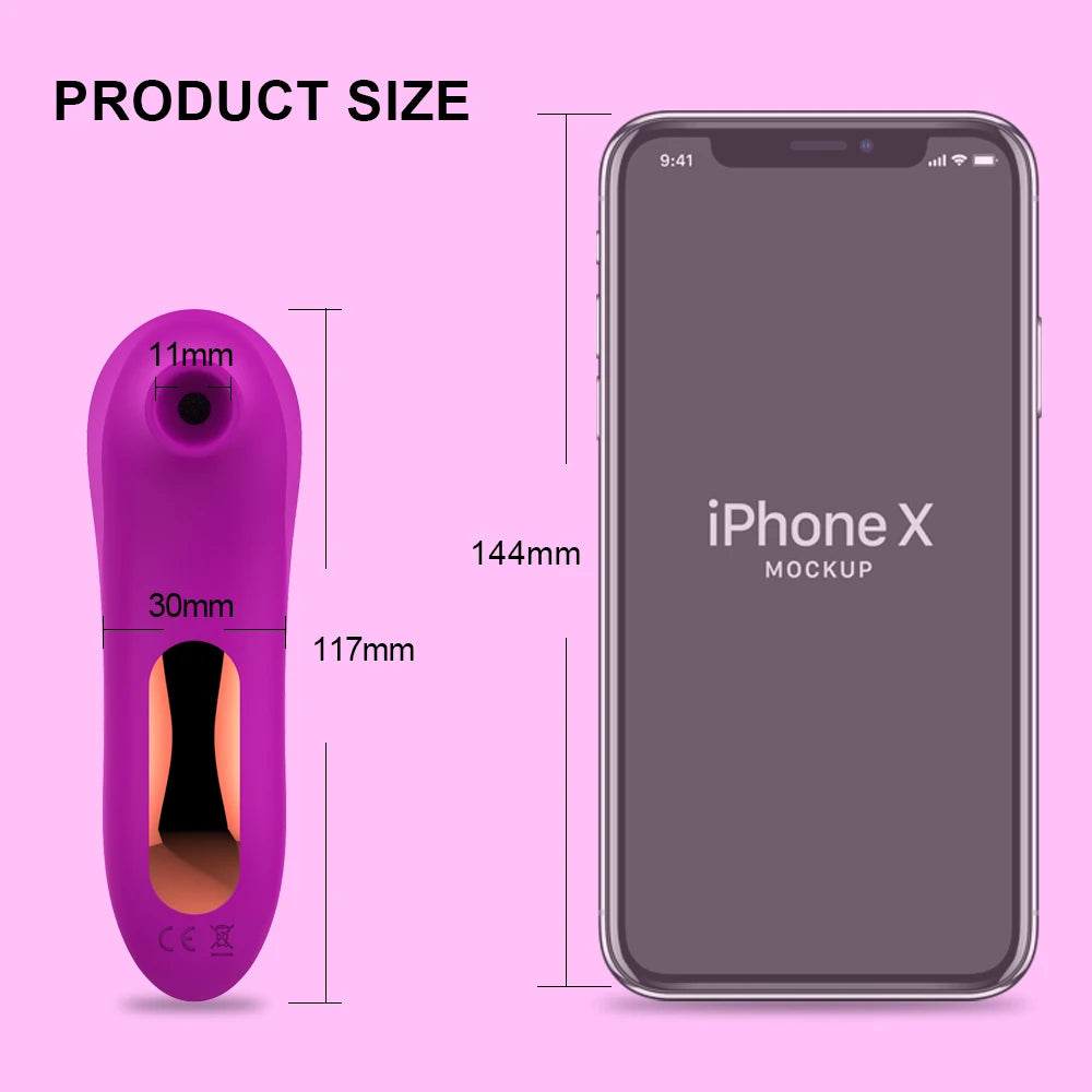 Powerful Vibrator for Women Female Sucker Masturbation Nipple Vacuum