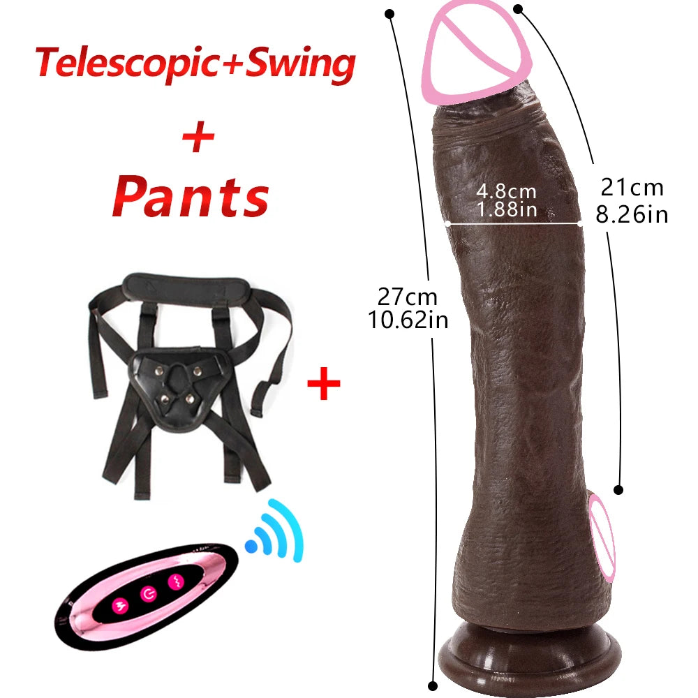 Big Vibrator Dildo for Women Heating Thrusting Realistic Sex Machine