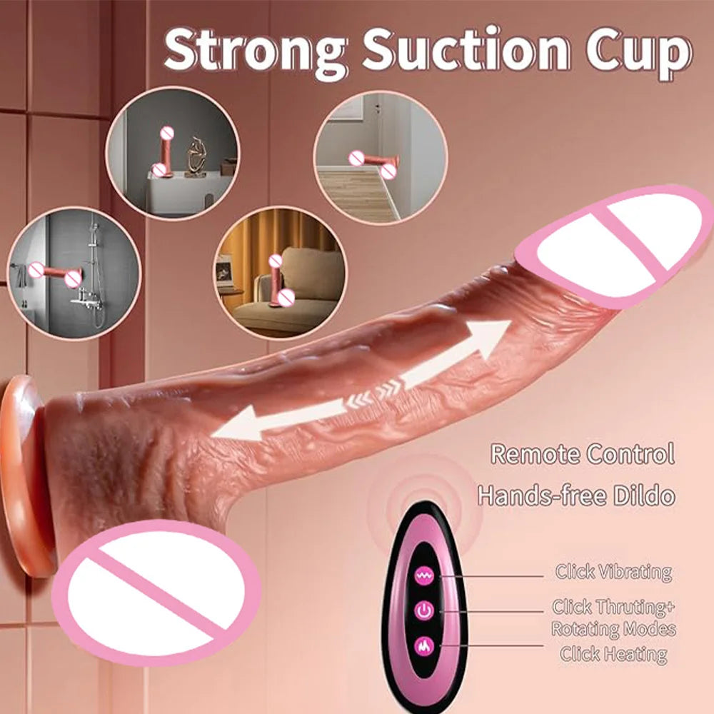 Big Penis Thrusting Dildo Vibrator Sex Toy