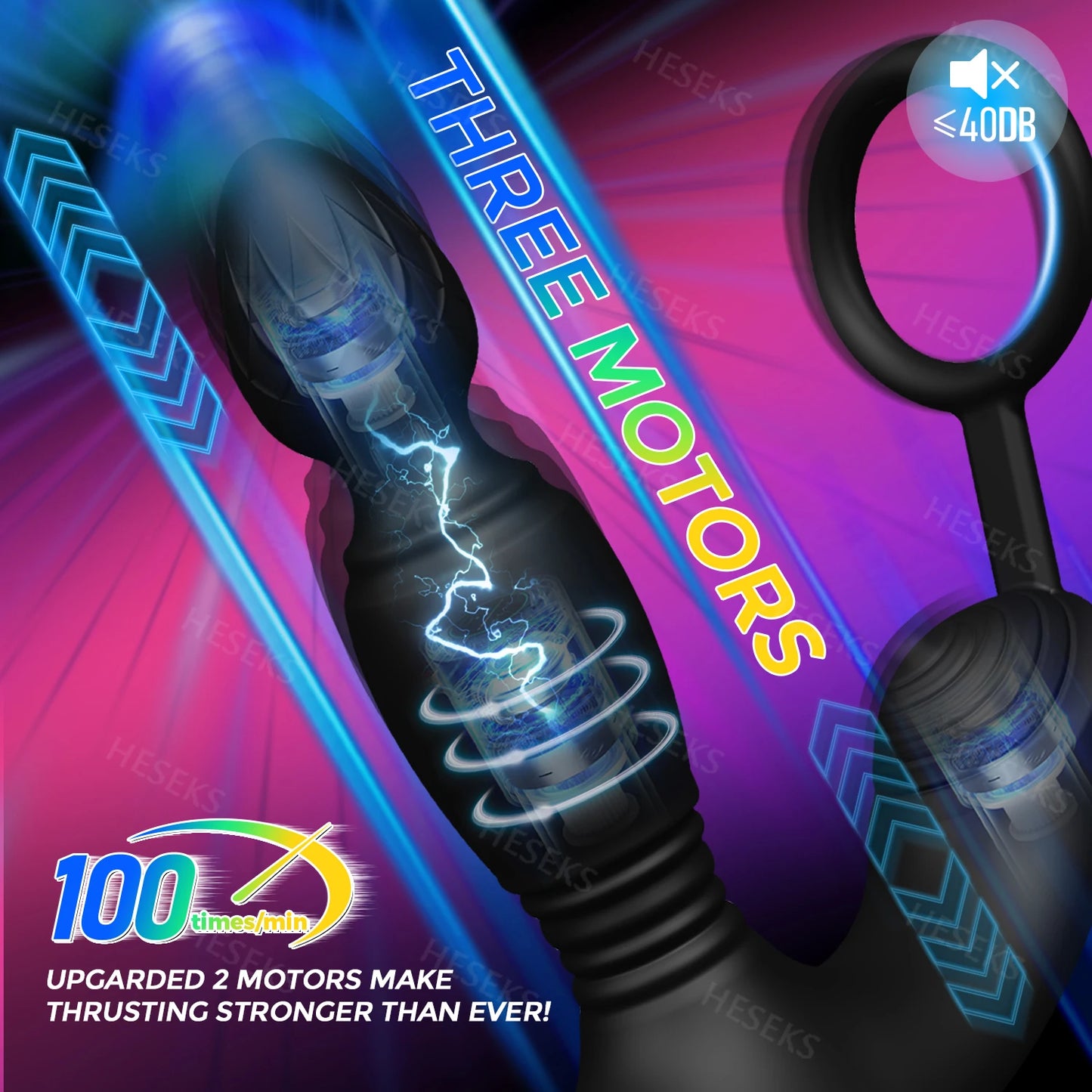 MAX Thrusting Prostate Massager W/Wireless Remote