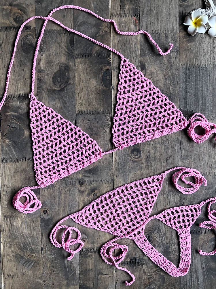 Handmade Crochet Micro Bikini G Thong