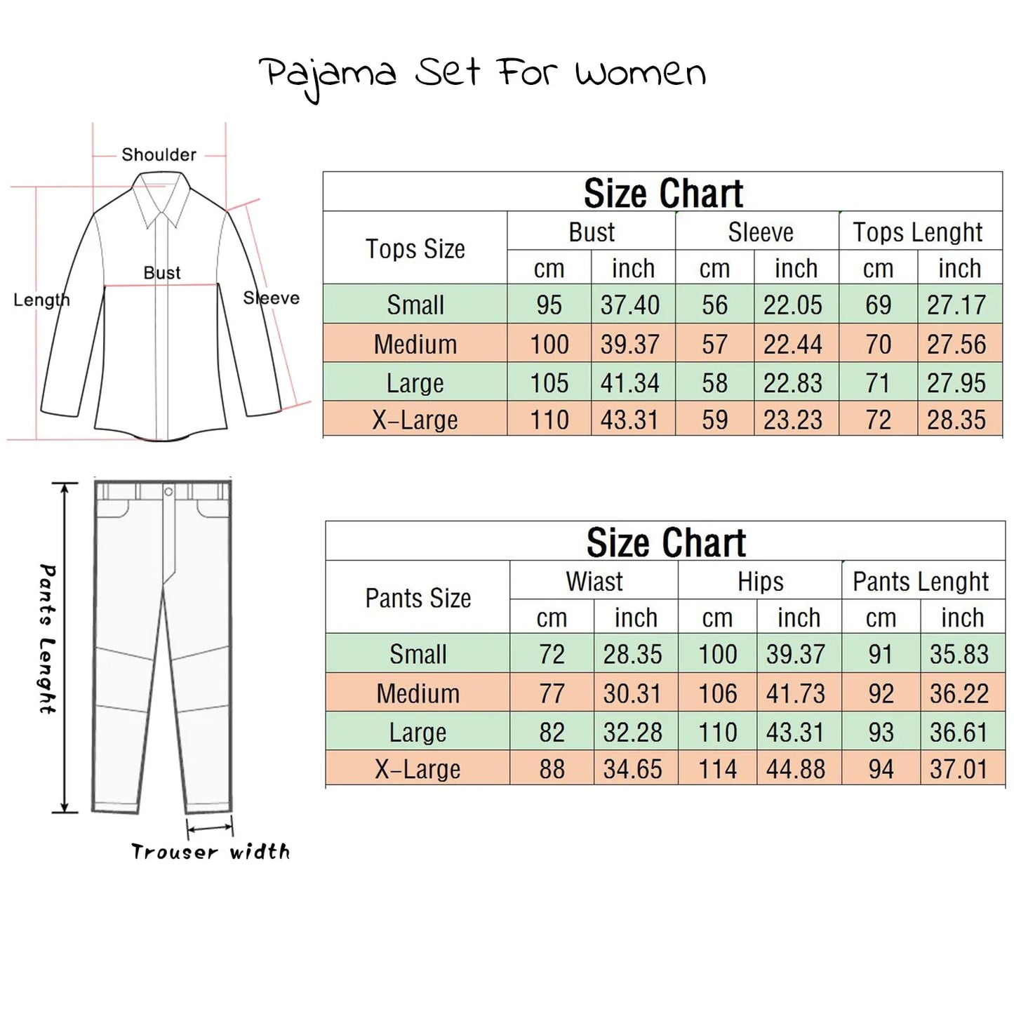 2Pcs Women Pajamas Set Spring Summer Casual Lapel Tops + Feather Pants
