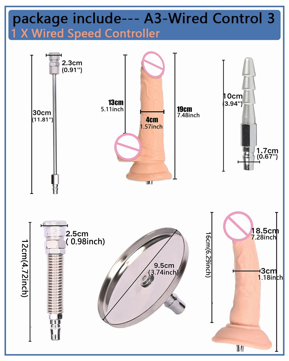 ROUGH BEAST Powerful Quiet Sex Machine with Attachments