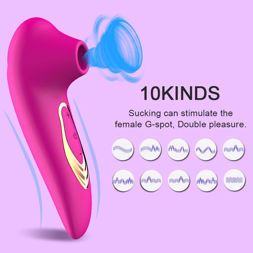Powerful Vibrator for Women Female Sucker Masturbation Nipple Vacuum