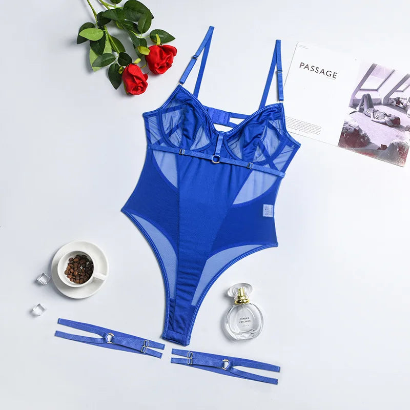New Women Lingerie Set Lace Push Up Bra Panties Sets Deep V