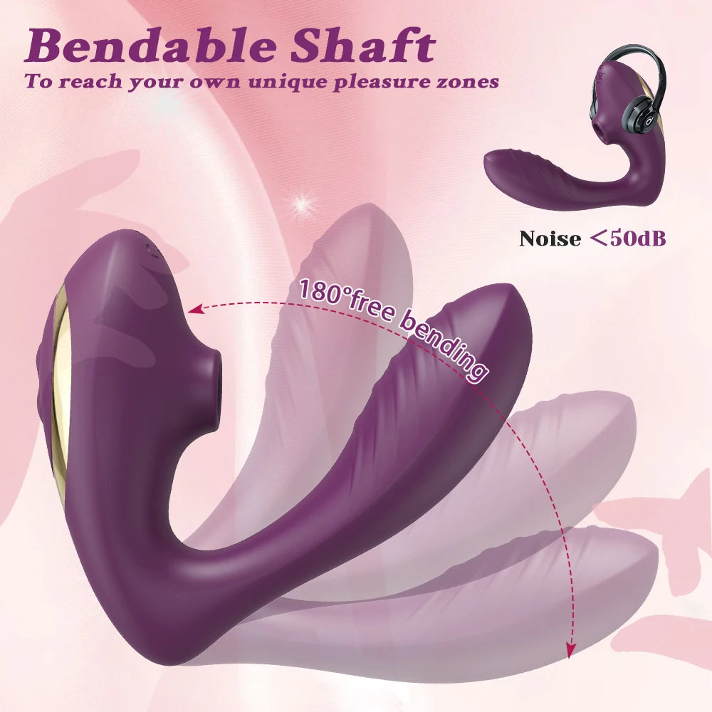 Clit Sucker Vibrator for Women Vagina G-Spot Vibrator Clitoris Stimulator