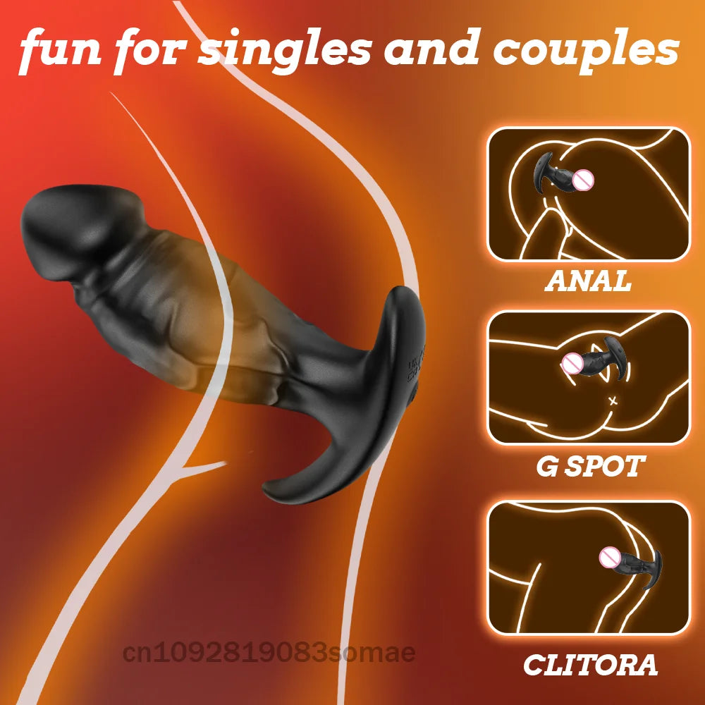 APP Wireless Control Anal Vibrator Butt Plug Men Prostate Massager