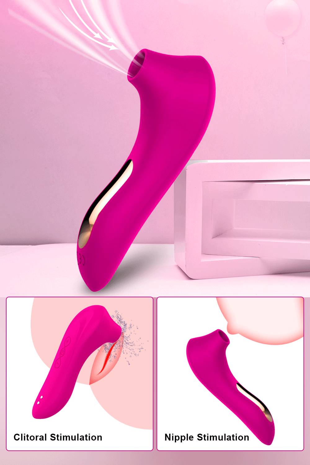 Powerful Vibrator for Women Female Sucker Masturbation Nipple Vacuum