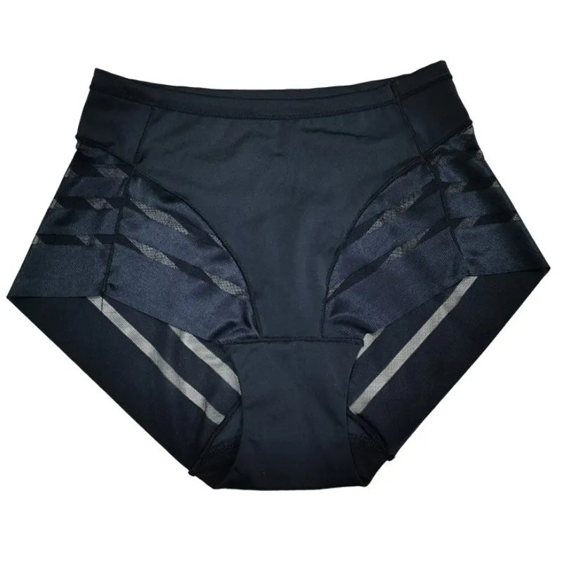 High Rise Briefs Women Tummy Control Seamless Panties High Elastic Panties