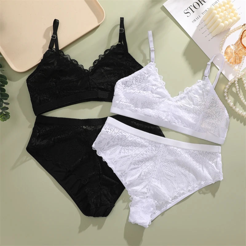 Sexy Lingerie Woman Lace Transparent Underwear Fairy Embroidery