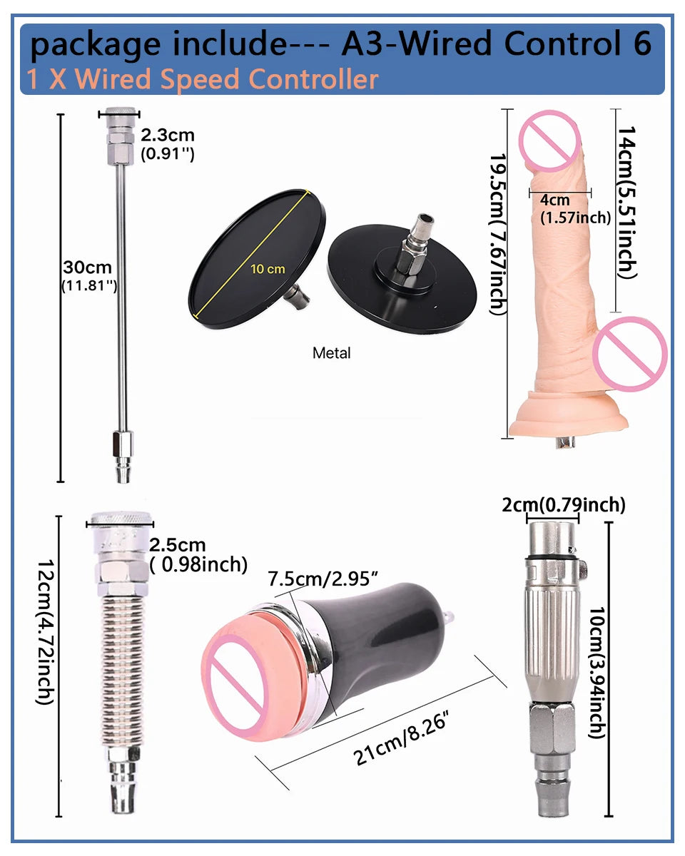 ROUGH BEAST Powerful Quiet Sex Machine with Attachments