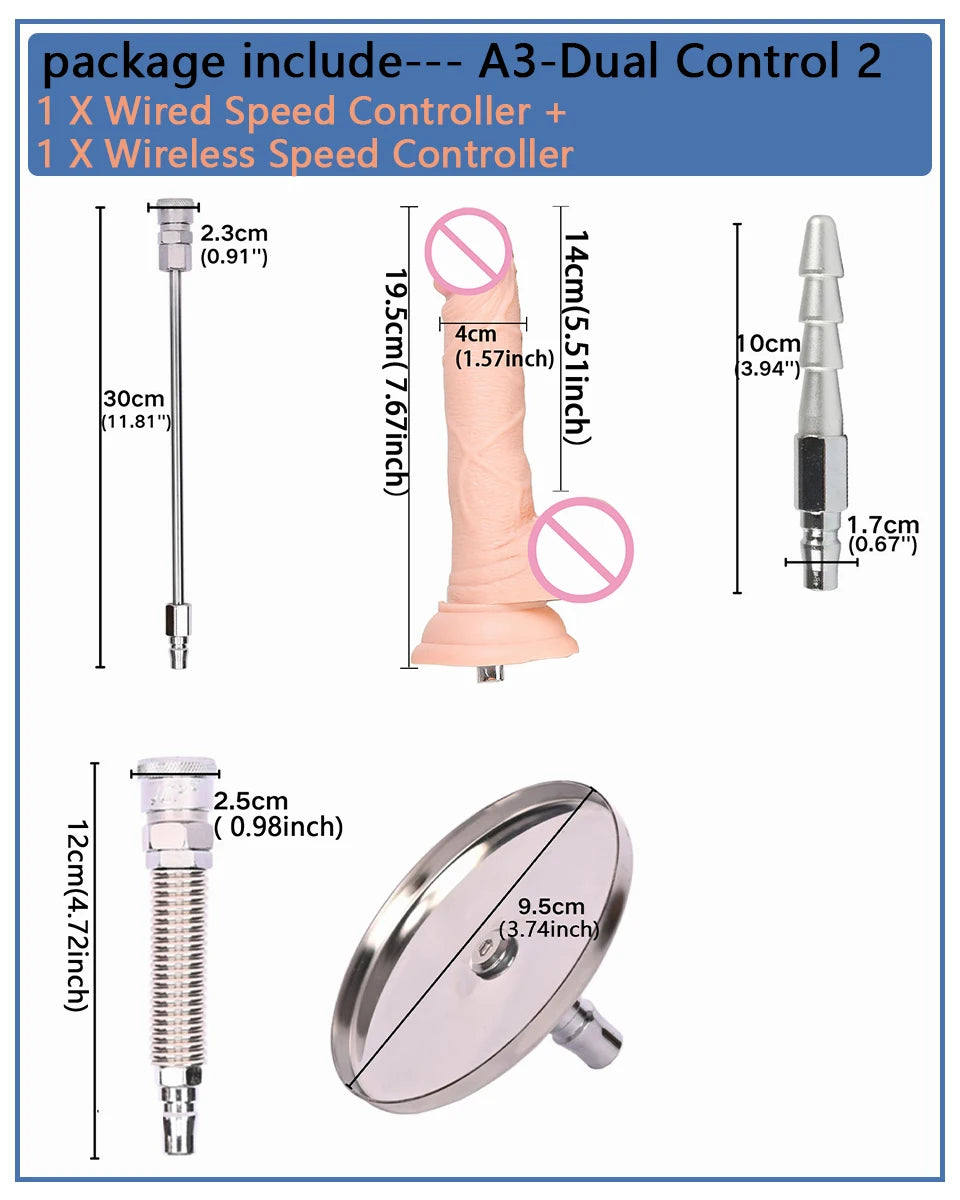 ROUGH BEAST Powerful Quiet Sex Machine with Attachments