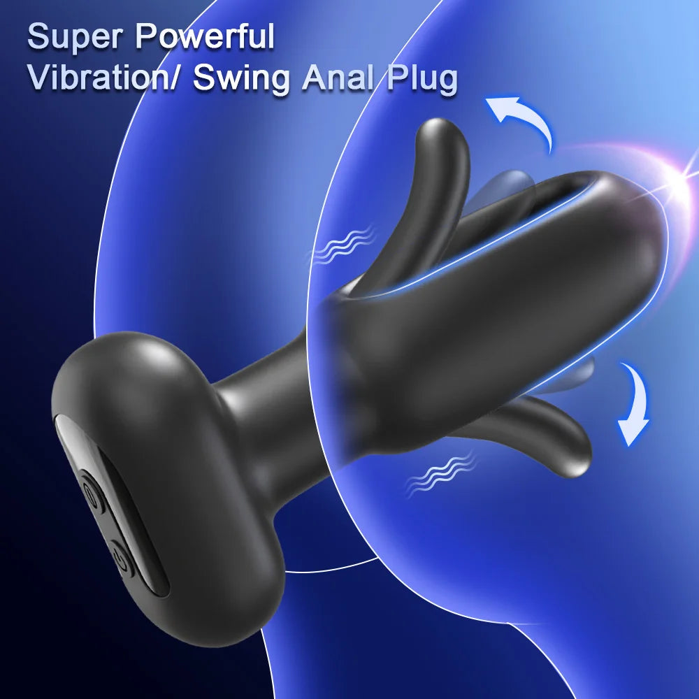 APP Control Prostate Massager Vibrator W/remote