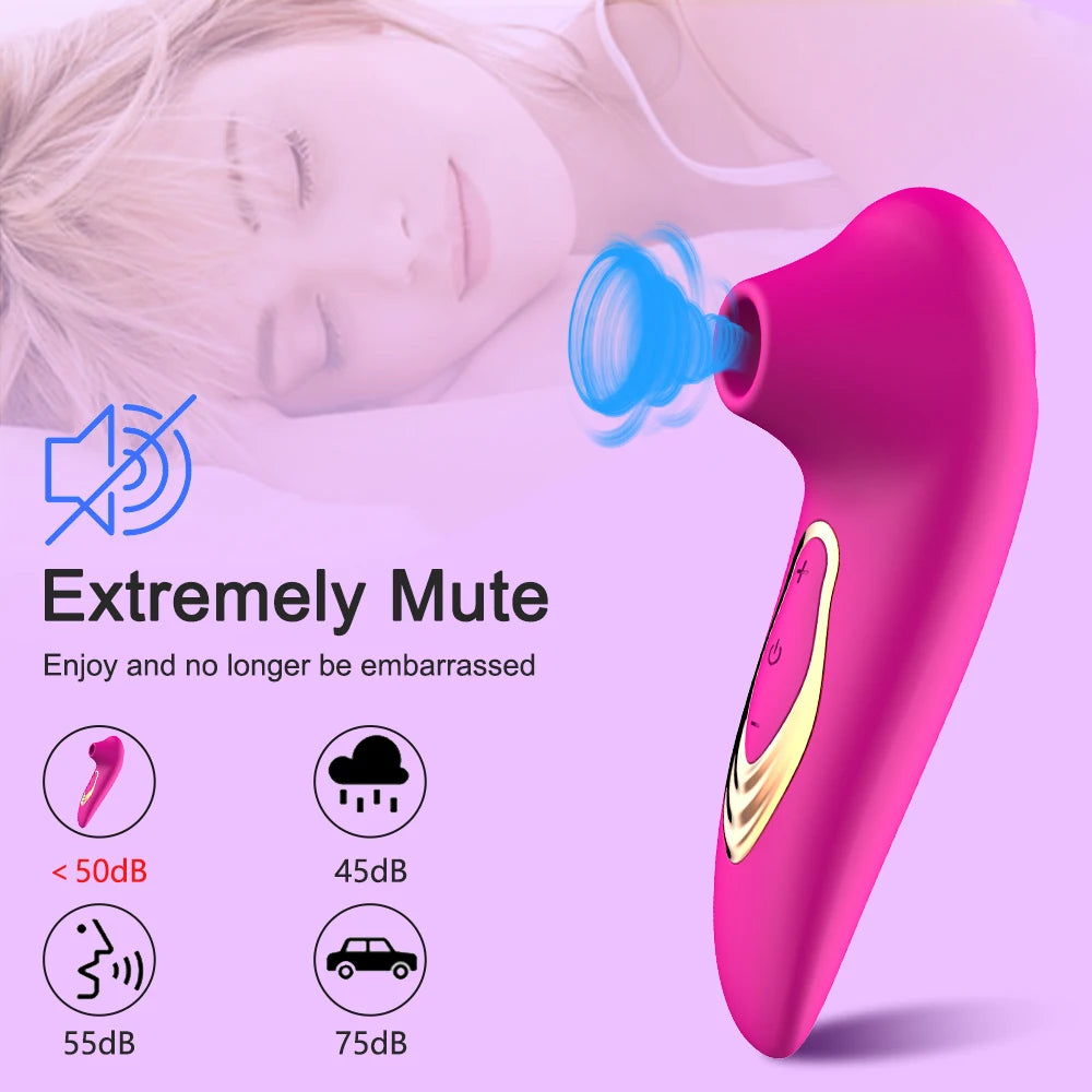 Powerful Vibrator for Women Female Sucker Masturbation Nipple Vacuum