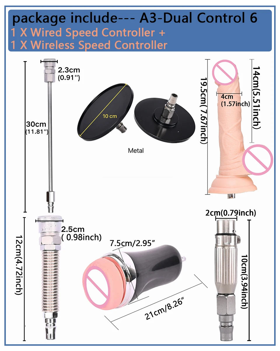 ROUGH BEAST Powerful Quiet Sex Machine with Attachments