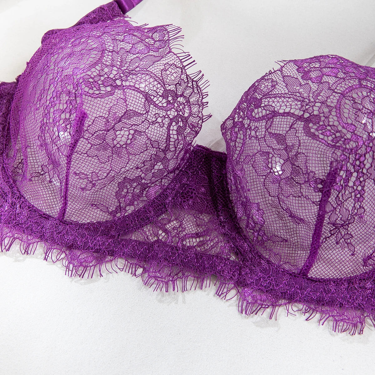 Krasapt New Ultra-thin Lace Soft Breathable Underwire Bra