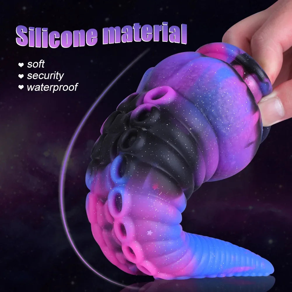 Octopus Vaginal Dilator Tentacle Dildo With Suction Cup