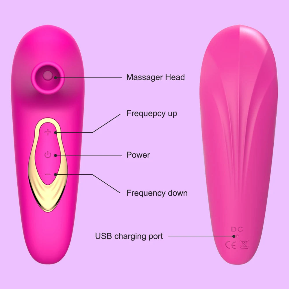 Powerful Vibrator for Women Female Sucker Masturbation Nipple Vacuum
