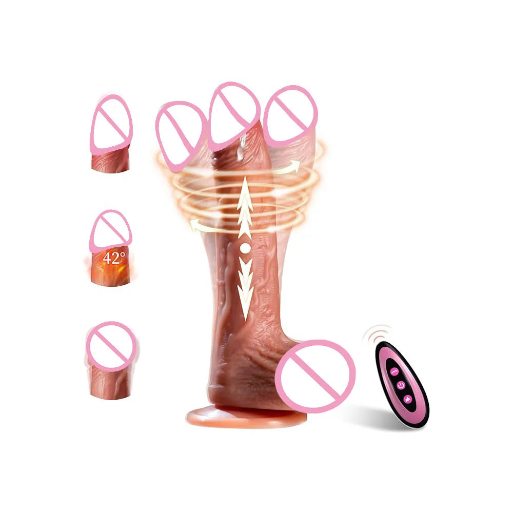Big Penis Thrusting Dildo Vibrator Sex Toy