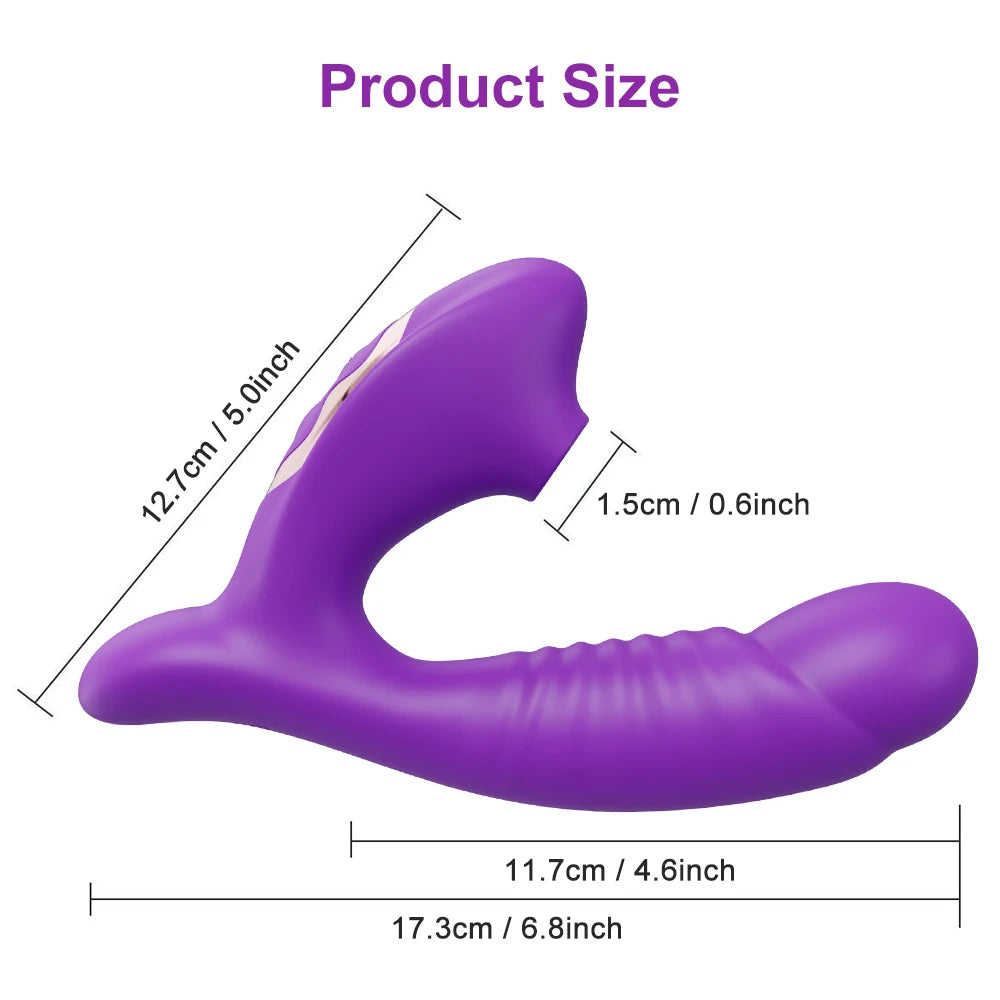 Clit Sucker Vibrator for Women Vagina G-Spot Vibrator Clitoris Stimulator