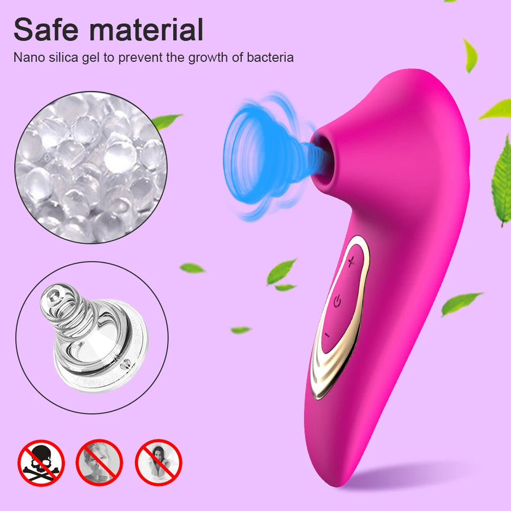 Powerful Vibrator for Women Female Sucker Masturbation Nipple Vacuum